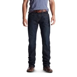 Men's Ariat Rebar M4 Low Rise DuraStretch Edge Boot Cut Jean #10016220