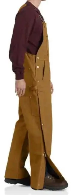 Men's Carhartt Loose Fit Firm Duck Insulated Bib Overall #104393 11 Men's Carhartt Loose Fit Firm Duck Insulated Bib Overall #104393 -Western men 104393 3
