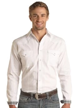 Men's Rough Stock Snap Front Shirt #RSMSOSRZCZ