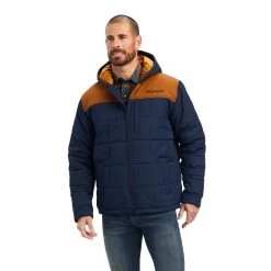 Men's Ariat Navy Crius Insulated Jacket #10041648