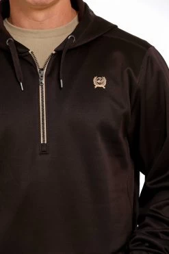 Men's Cinch Brown Hoodie #MWK1240002 -Western men 267808565245b68ffd71fd3ec617653d