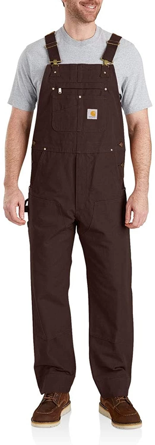 Men's Carhartt Relaxed Fit Duck Bib Overall #102776-DKB 1 Men's Carhartt Relaxed Fit Duck Bib Overall #102776-DKB