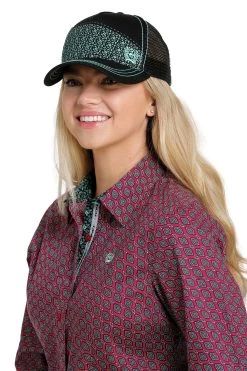 Women's Cinch Logo Cap #MHC7874025BLK