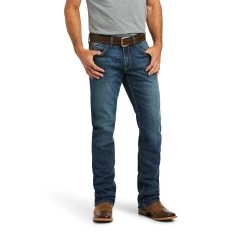 Men's Ariat M5 Straight Stretch Madera Stackable Straight Leg Jean #10040124 -Western men 3d7d05cf64d68dc8165b5256c4c8d454
