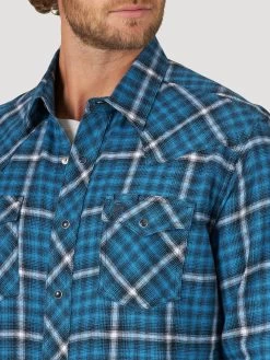 Men's Wrangler Retro Flannel Snap Front Shirt #112318774X -Western men 3d86c85002369894993f32e089e4d33a e6706912 da0b 442f 92c9 1a792bc2f982