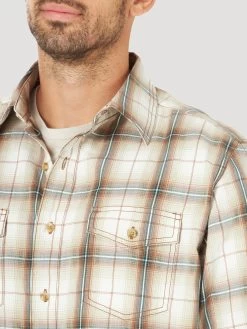 Men's Wrangler Button Down Shirt #112317201 -Western men 4166cf63af5b7cbe357c06c84739a7e3