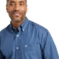 Men's Ariat Wrinkle Free Eaden Fitted Button Down Shirt #10042285 5 Men's Ariat Wrinkle Free Eaden Fitted Button Down Shirt #10042285 -Western men 4253a291960db9a0893f26de8d602051