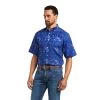 Men's Ariat Wrinkle Free Norman Classic Fit Button Down Shirt #10040547