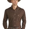 Men's Rock & Roll Cowboy Button Down Shirt #RRMSODRZ0G