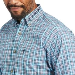 Men's Ariat Pro Series Team Shay Fitted Button Down Shirt #10040791 6 Men's Ariat Pro Series Team Shay Fitted Button Down Shirt #10040791 -Western men 550b60adac36dac760a3f482b5eb1c81