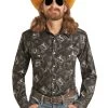 Men's Rock & Roll Snap Front Shirt #RRMSOSR091