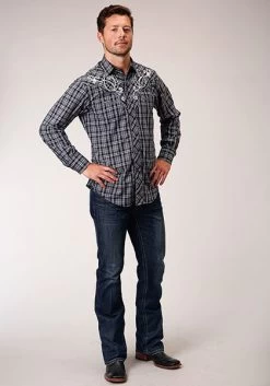 Men's Roper Snap Front Shirt #01-001-0024-4023 -Western men 56ab65a1e9eb2812d4aa6ab3085e69cb
