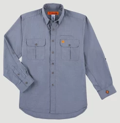 Men's Wrangler 20X FR Vented Button Down Shirt #112319265