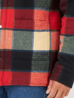 Men's Wrangler Lined Flannel Shirt Jacket #112318496 -Western men 5a07cca2f2bcd41c1046fd5ee9293189