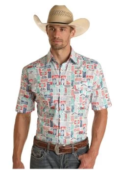 Men’s Rough Stock Snap Front Shirt #RSMS1SR19S