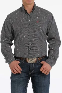 Men's Cinch Button Down Shirt #MTW1105315BLK -Western men 5c529ae7cb6dc6ab69d469d59ae09c26