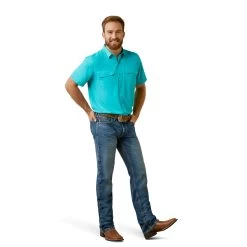 Men's Ariat VentTEK Outbound Fitted Button Down Shirt #10045036 8 Men's Ariat VentTEK Outbound Fitted Button Down Shirt #10045036 -Western men 5e445b067e6320cf99d0afa0c92aab32