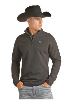 Men's Rock & Roll Cowboy FR Pullover #F8Z6566