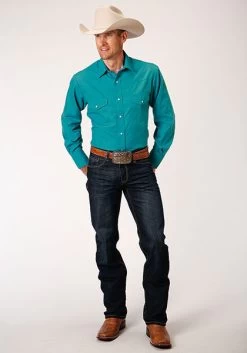 Men's Roper Snap Front Shirt #01-001-0025-0448 -Western men 6b86c4c3b2e2ab466d87f2c905c1ac19