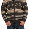 Men's Cinch Aztec Full Zip Sweater #MWK1582001