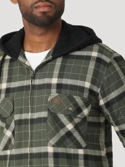 Men's Wrangler Riggs Hooded Flannel Jacket #112317238X -Western men 6f0fbbaaebfdfaaea707a7ac8cf4f662