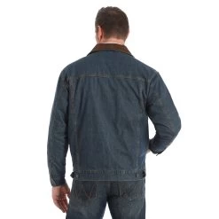 Men's Wrangler Concealed Carry Blanket Lined Denim Jacket #74265CD -Western men 74265CD BB01 SWFM WPRD