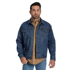 Men's Wrangler Concealed Carry Unlined Denim Jacket #74265VW
