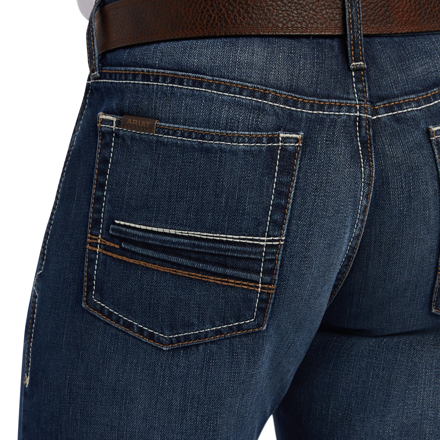 Men's Ariat M2 Traditional Relaxed 3D Garby Boot Cut Jean #10041101 2 Men's Ariat M2 Traditional Relaxed 3D Garby Boot Cut Jean #10041101 - Image 2