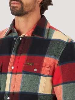 Men's Wrangler Lined Flannel Shirt Jacket #112318496 -Western men 80c9c711380e15dac2f2925ac7943d89