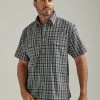 Men's Wrangler Wrinkle Resist Snap Front Shirt #112326367X