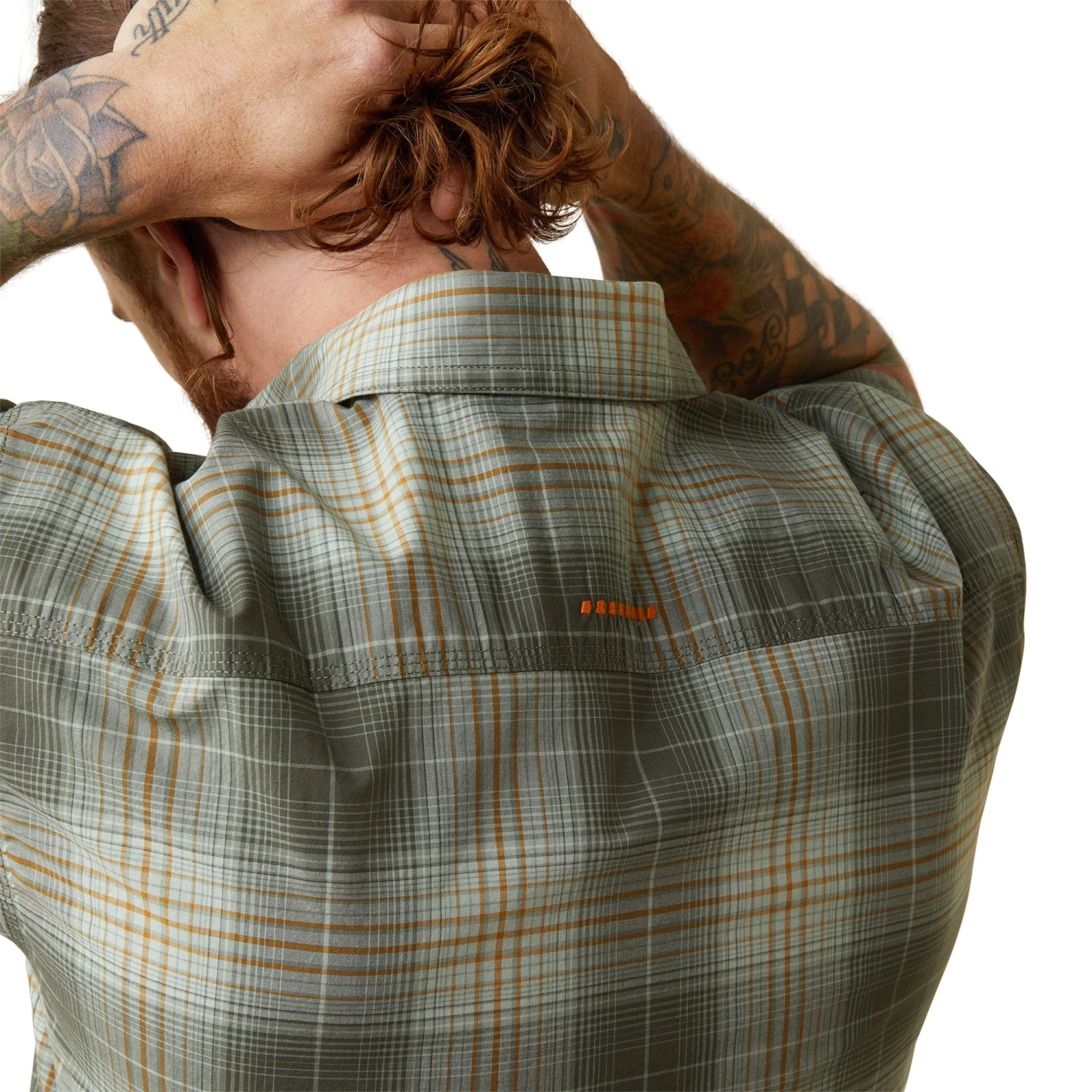 Men's Ariat Rebar Button Down Shirt #10043490 3 Men's Ariat Rebar Button Down Shirt #10043490 - Image 3