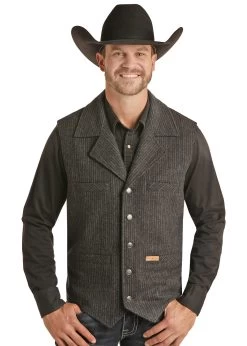 Men's Powder River Wool Vest #PRMO98RZZK