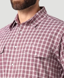 Men's Wrangler Wrinkle Resist Snap Front Shirt #112318687 -Western men 9ee069c7a1d868d51d6dbad9d236d46d