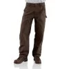 Men's Carhartt Double Front Work Dungaree Pant #B136DKB