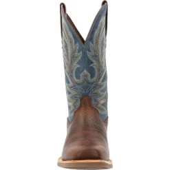Men's Durango Rebel Pro Brown & Blue Boot #DDB0356 -Western men DDB0356 front