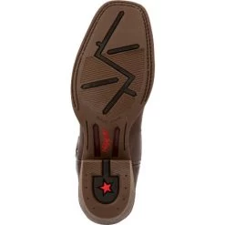 Men's Durango Rebel Pro Brown & Blue Boot #DDB0356 -Western men DDB0356 outsole