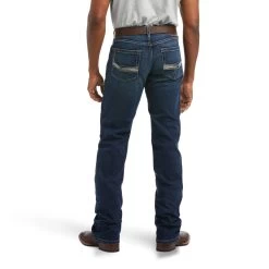 Men's Ariat M5 Matteo Straight Fit Straight Leg Jean #10036877 -Western men F21 WEST MNS 10036877 back