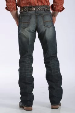 Men's Cinch Relaxed Fit White Label Jean #MB92834019IND -Western men MB92834019 back