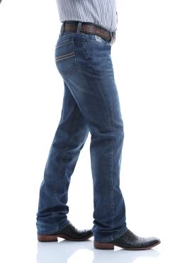 Men's Cinch Slim Fit Silver Label Jean #MB98034014 -Western men MB98034014 2
