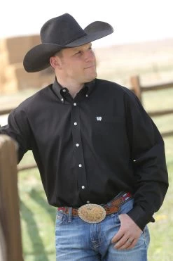 Men's Cinch Button Down Shirt #MT10320083BLK