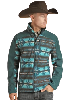 Men's Panhandle Aztec Print Soft Shell Jacket #PRMO92RZY6