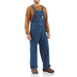 Men's Carhartt Unlined Denim Bib Overall #R07DST