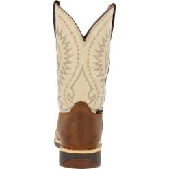 Men's Rocky Brown Waterproof Western Boot #RKW0366 -Western men RKW0366 back