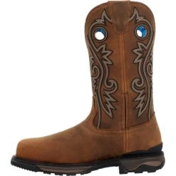Men's Rocky Carbon 6 Carbon Toe Waterpoof Work Boot #RKW0376 -Western men RKW0376 instep