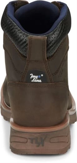 Men's Tony Lama Kinetic Composite Toe Waterproof Work Boot #TW3411 -Western men TW3411 617x563 Heel