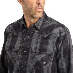 Men's Ariat Herrold Retro Fit Snap Front Shirt #10042365 -Western men a79d146780d9b3f9290b734caf5e8330