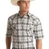 Men's Rough Stock Snap Front Shirt #RSMS1SRZCX