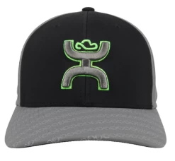 Men's Hooey Solo III Cap #2119BKGY -Western men ad9f4f9a61f9202737f4a301d0030f9a