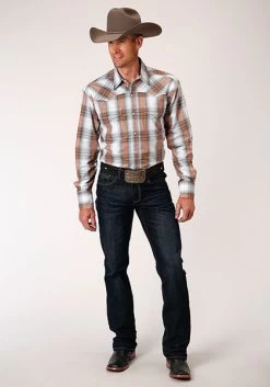 Men's Roper Setting Sun Snap Front Shirt #03-001-0278-4050 -Western men af1c91c85842ea88a4ce2c6f09bb1431