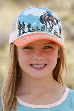 Cinch Girl's Cruel Girl Cowgirl Print Cap #CCC0042017MUL